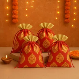 pure source (india) Girls Red Potli-picture-36