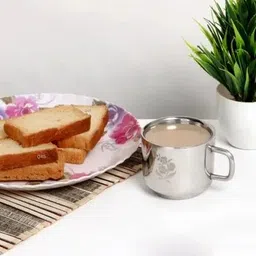 vinzesta enterprises Pack of 6 Stainless Steel Stainless Steel Tea Coffee Cups | Double Wall Laser Engraved Set image 5