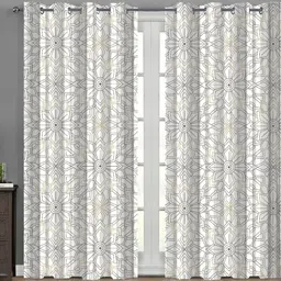 vmd 154 cm (5 ft) Window Polyester Room Darkening Curtain Single Curtain-picture-13