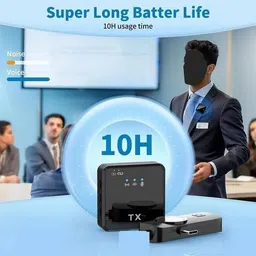 atsk hub F15-2 Wireless Mike for Vlogging3 in 1 Mic for YouTube, Plug & Play Wireless Mic Microphone image 2