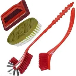 mohprit Plastic Toilet Brush and Bathroom Scrubbe Set of 5-picture-27