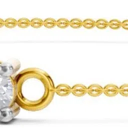 Sparkles BIS Hallmarked With IGI Certifed Yellow Gold 14kt Bracelet image 2