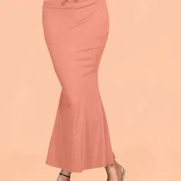 SCUBE DESIGNS SC_PC_TEX_FLARE_3811_PEACH Polyester Petticoat-image-2