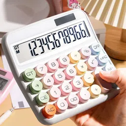 kartasya Desktop Calculator With large Display 12 Digit Dual Power Fancy Calculator Basic Calculator image 2
