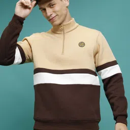highlander Men Full Sleeve Striped Sweatshirt image 1