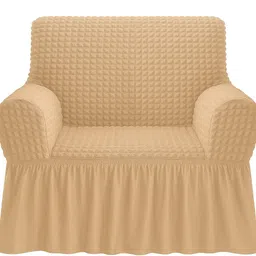 tony stark Polycotton 1 Seater Sofa Plain Cover-picture-25