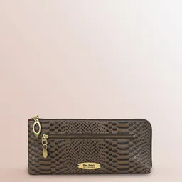 Women Casual Brown Genuine Leather Wallet-image-40
