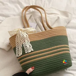 dyarchy Women Green, Beige Messenger Bag image 4