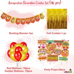 wobbox Annaprashan Props, Annaprashan Banner, Annaprashan Decoration Items(51) Photo Booth Board image 2