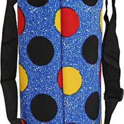 kuber industries Canvas 1 Ltr Water Bottle Cover (Blue) Set of 1 Pc image 3