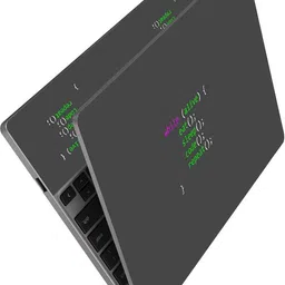 Anweshas Premium Vinyl HD Printed Easy to Install Full Panel Laptop Skin/Sticker/Decal for all Size Laptops upto 15.6 inch No Residue, Bubble Free - Code Repeat Self Adhesive Vinyl Laptop Skin Compatible for 15.6 inch image 3