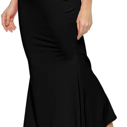 Woo THiNG Sari Shapewear in solid color Lycra Blend Petticoat-picture-21
