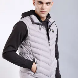 the indian garage co. Men Solid Puffer Jacket image 3