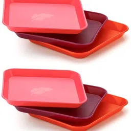 admonition 6 Nasta Plate Jug Glass Tray Set image 2