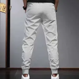 rusksun Pack of 2 Men Solid Grey, Dark Blue Track Pants image 2