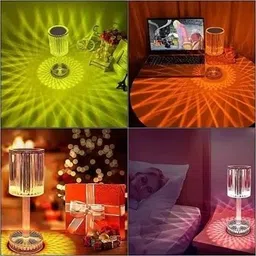 nkl New LED Diamond Table Lamp 16 Color Changing Light With Remote 620 Table Lamp image 2