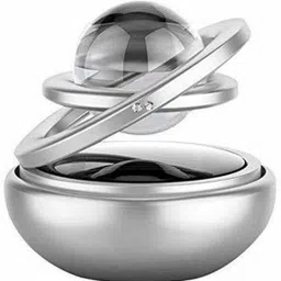 nakca Solar Powered Rotating Black Solar Crystal Car Air Freshener Car Dashboard Solar Powered Rotating Black Solar Crystal Car Air Freshener Car Dashboard Air Purifier image 1