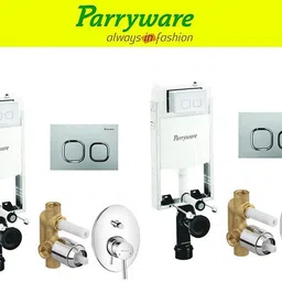 parryware Half Frame Concealed Cistern, with divater body upper part set of 2 pic 356 Dual Flush Tank-picture-21