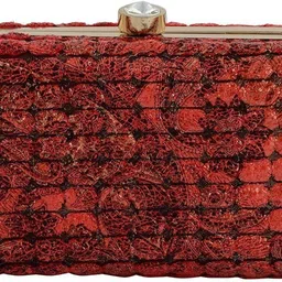 Casual Red Clutch-image-79