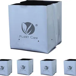 plant care Grow Bags for Gardening 24*24*40 CM White & Black UV Treated Grow Bag image 1