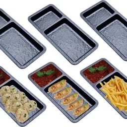 zido Multipurpose Starter Platter for all type of snacks Sizzler Tray-picture-22