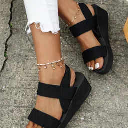 shozie Women Wedges Sandal image 3
