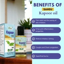 sansu Camphor oil | Kapoor Ka Tel | Pure & Natural | image 4