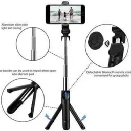 YAROH JAW57_AN132-Bluetooth Selfie Stick (Black, Remote Included) Bluetooth Selfie Stick image 2