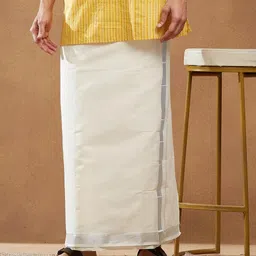 Fabindia Woven Men Dhoti-picture-14