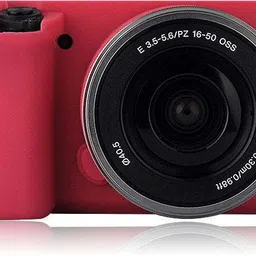 Camaura Silicon Cover Skin for A6000/A6300/A6400-RED Camera Bag-picture-30