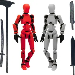 mighty miniatures Prime Action Figure Pack of 2 with Weapons | 14 cm Fully Poseable Collectibles-picture-20