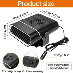barretden 2 IN 1 CAR HEATER Car Heater Unit image 4