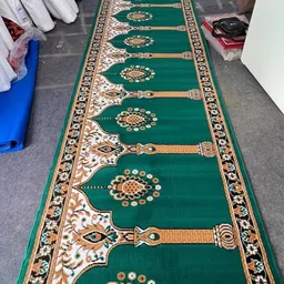 kaynat carpet Dark Green Acrylic, Wool Carpet image 5