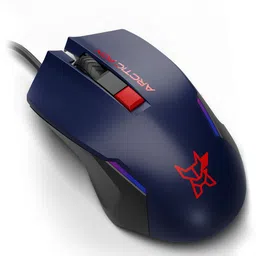 Arctic Fox Breathing Lights and DPI Upto 3600 Wired Ambidextrous OpticalGaming Mouse image 2