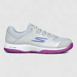 Skechers VIPER COURT-PICKLEBALL Training Shoe for Womens,Grey Purple-172070-GYPR Training & Gym Shoes For Women image 2