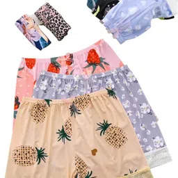 chic chams Printed Women Multicolor Night Shorts-picture-33