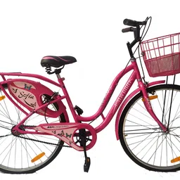 LadyBird Sofia Girls Road Racing 26T Bicycle Basket Pink Cycle 26 T (inch) Hybrid Cycle/City Bike-image-12