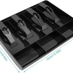 holy delight Cash Tray 4 Slot Cash Box image 2