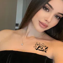 buzzhub Famous Heart WIth Wings Designs Temporary Tattoo For Men And Woman Waterproof image 3