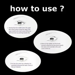 vars london White color liquid sketch pen eyeliner + waterproof and smudgeproof 1.5 g image 4