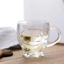 homoryx Pack of 6 Glass BEST TEA CUP 145ML image 5