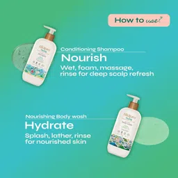 tikitoro Teens Everyday Care Duo- Nourishing Body Wash & Conditioning Shampoo - 300ml x 2 image 5