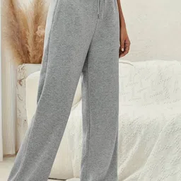 progeny Women Solid Grey Track Pants image 3