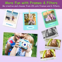 caddle & toes Kids Digital Camera, Camera for Computer Child Video Recorder Full HD 1080P image 4