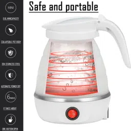 fek Travel Folding Electric Kettle 100-240V | Fast Boiling, Beautiful Design Electric Kettle image 2
