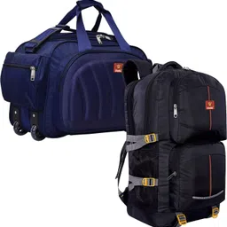 Rucksack and Duffel Bag With Wheels Combo Pack of 2 For men and women Rucksack- 50 L-image-77