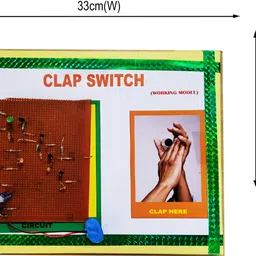 ontex electronics Clap Switch Physics Working Model Educational Investigatory Project with Report Educational Electronic Hobby Kit image 2