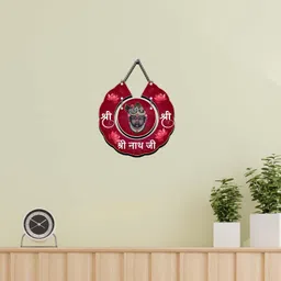 gift me bazar Shrinath Ji Wooden Wall Hanging | Spiritual Home Decor image 4