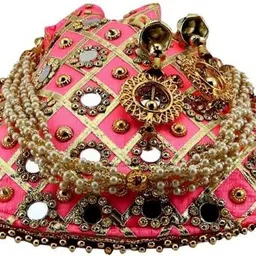 banithani Women Pink, Yellow Potli image 3
