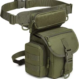 Linist Tactical Drop Leg Multipurpose Utility Waist Bag - Heavy-Duty Military-Style Leg Multipurpose Utility Waist Bag image 2